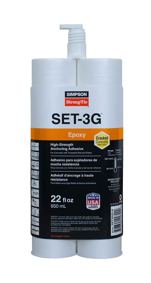 Strong-Tie SET-3G Epoxy Anchoring Adhesive